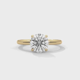 1.50CT Round Lab Grown Diamond Solitaire RIng